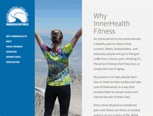 Tablet Screenshot of innerhealthfitness.com